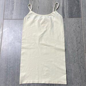 SugarLips Seamless Long Camisole Tank Top Cream One Size NWT